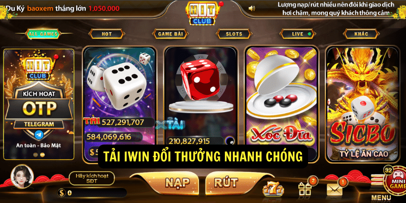 Tải iWin Đổi Thưởng - Game Bài Online Đổi Thưởng 4 Tai iwin doi thuong nhanh chong